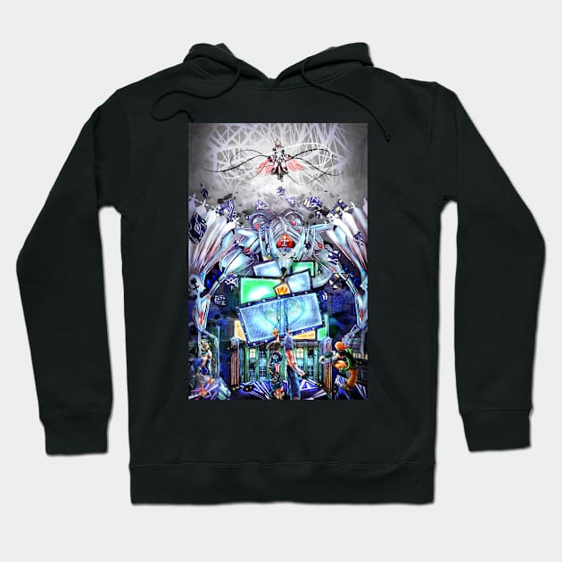 The Final Battle (Kingdom Hearts 2 Poster) Hoodie by Arcanekeyblade5